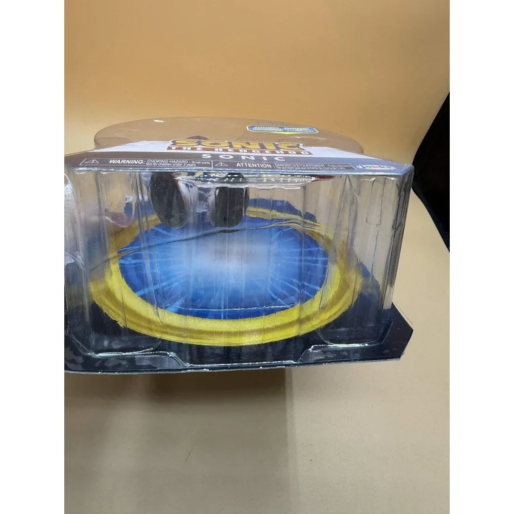 Jakks Sonic The Hedgehog Action Figure With Star Spring Toy Collectible New